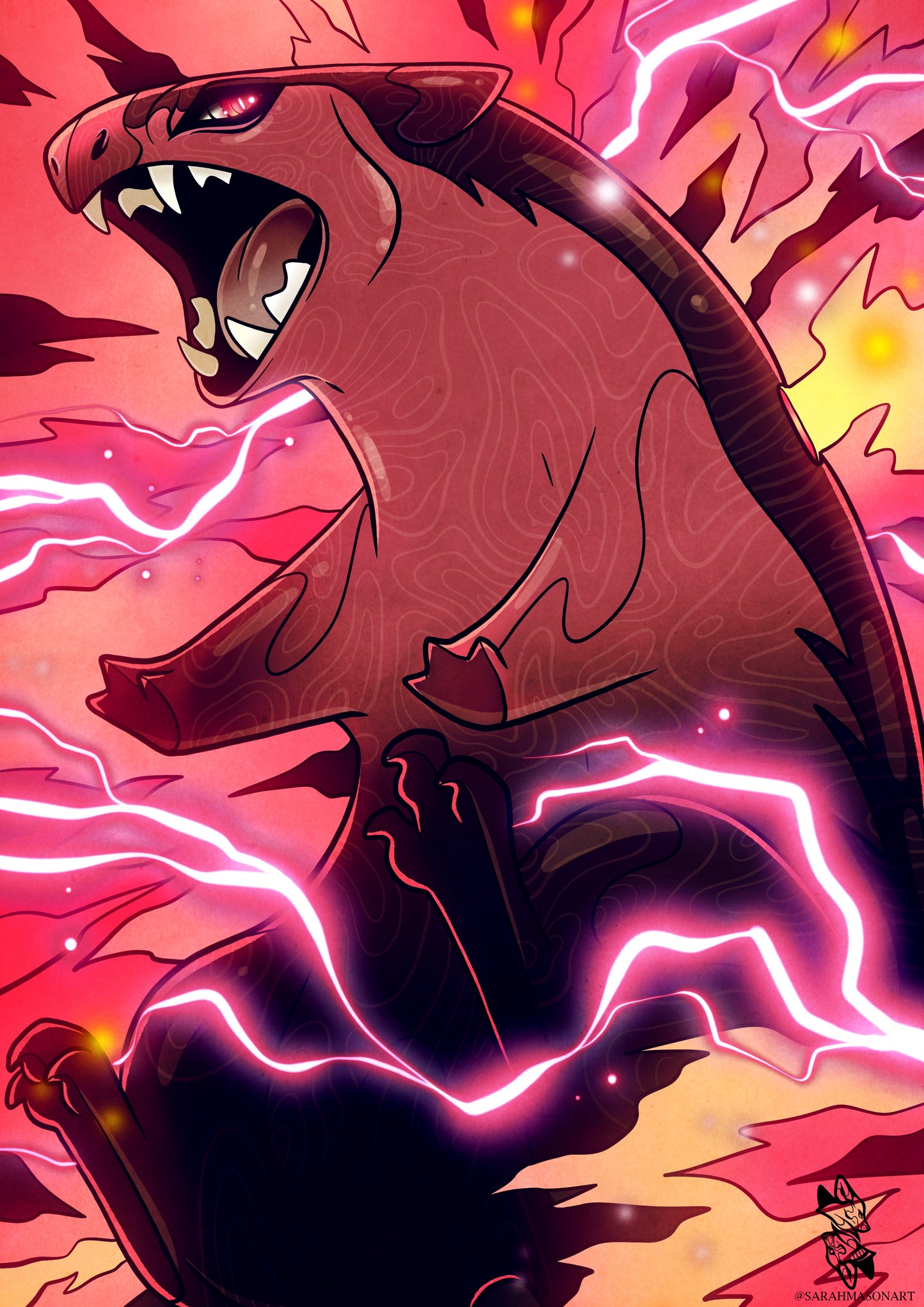 Typhlosion - Digital Print (A4)