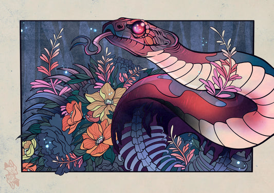 Snake - Digital Print (A4)
